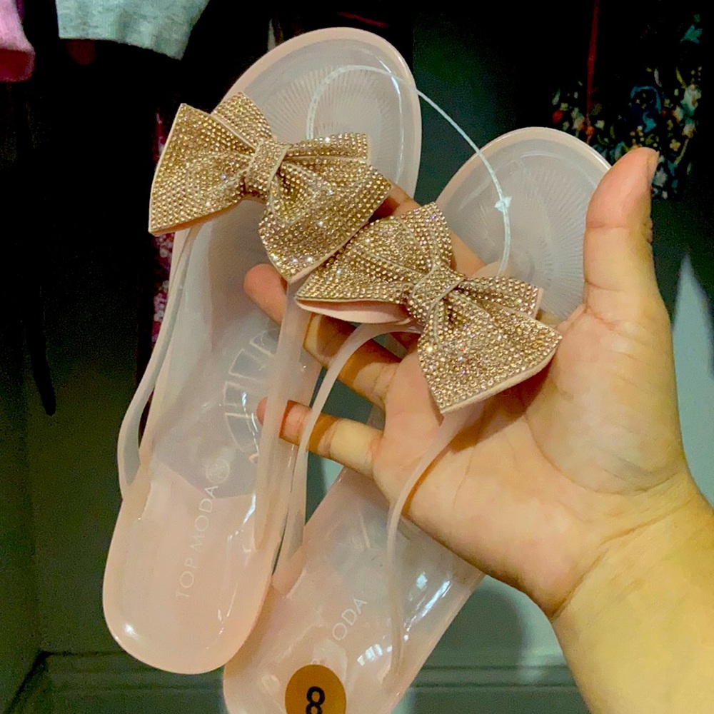 Pink sandals